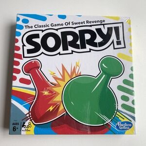 Sorry! Classic Edition Game of Sweet Revenge! Board Game Kids Family NEW‎ Sealed